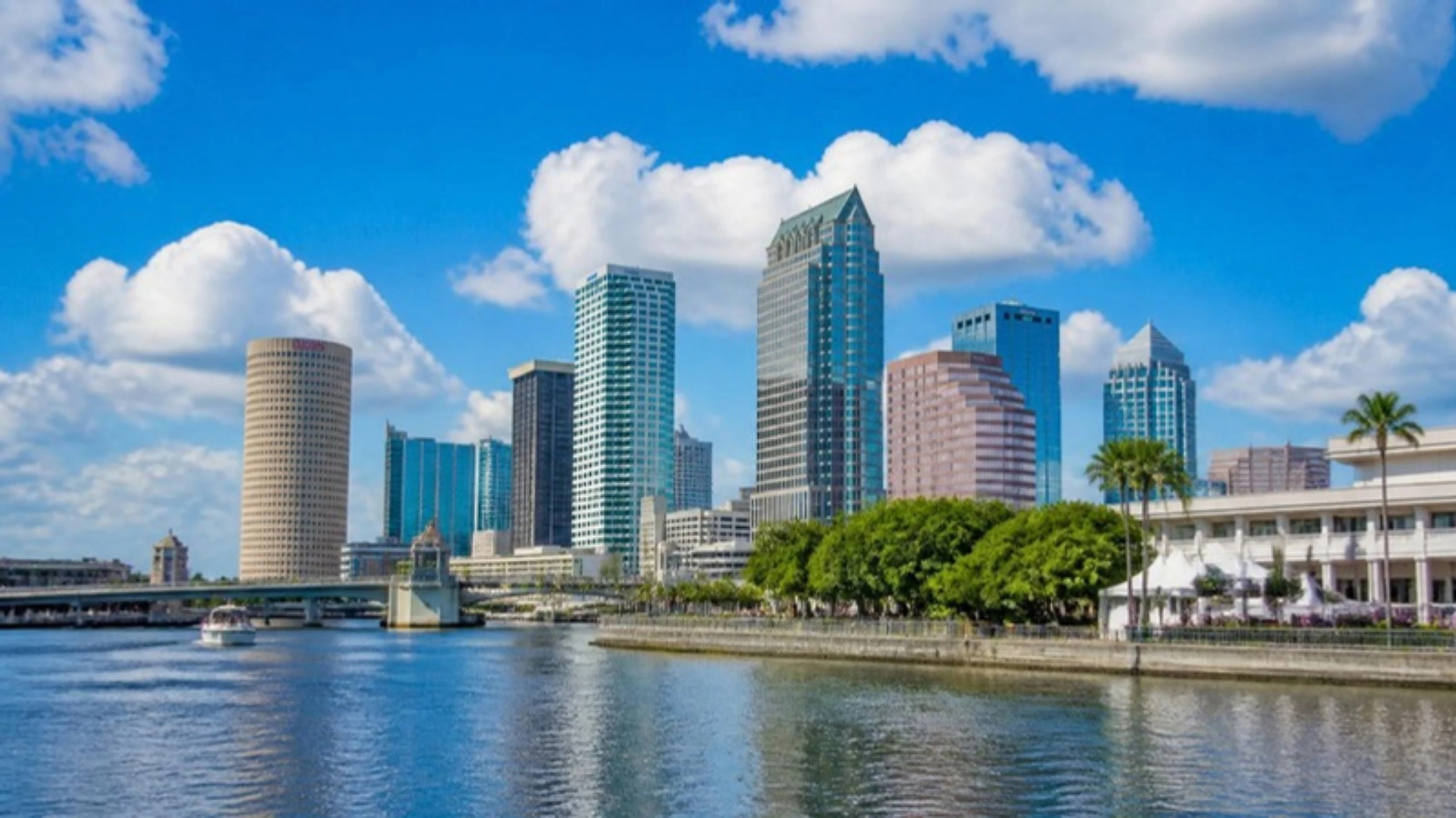 The Tampa, Florida skyline and waterfront, GuestBrands SEO and digital marketing services