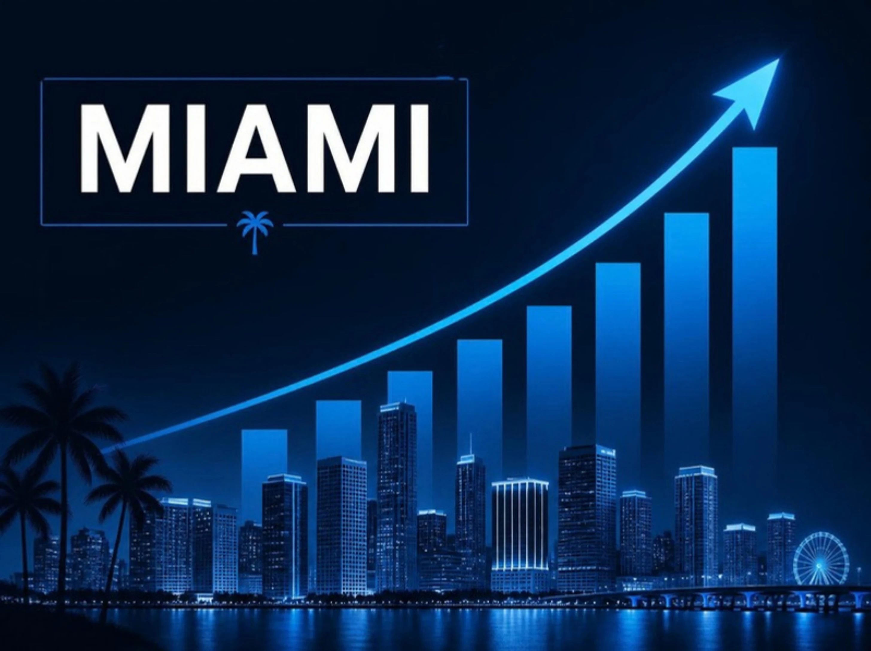 GuestBrands growth partnership graphic showing Miami ranking progress