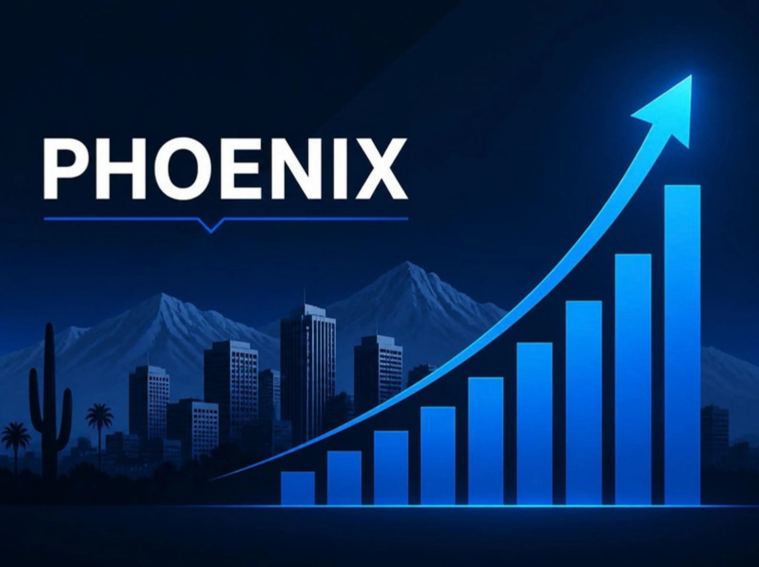GuestBrands growth partnership graphic showing Phoenix ranking progress